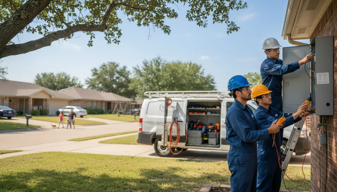Certified electrician providing emergency electrical services in Ferrum, VA